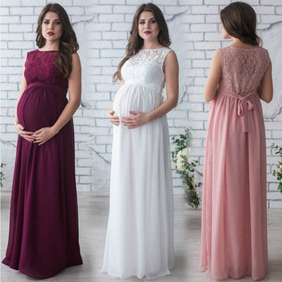 Beautiful Sleeveless Maternity Dress