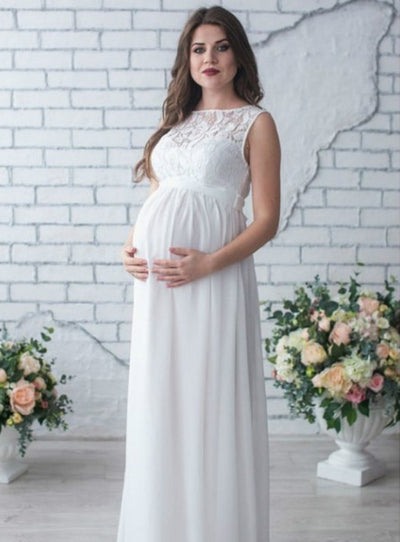 Beautiful Sleeveless Maternity Dress