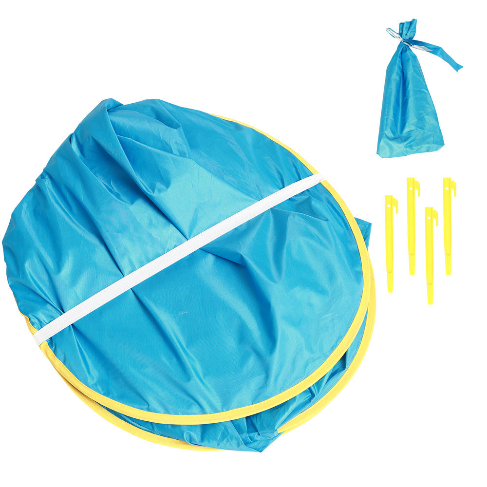 Baby Beach Tent Kids Outdoor Camping Easy Fold Up Waterproof  Up Sun Awning Tent UV-protecting