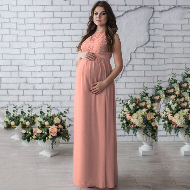 Beautiful Sleeveless Maternity Dress