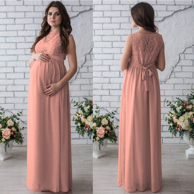 Beautiful Sleeveless Maternity Dress