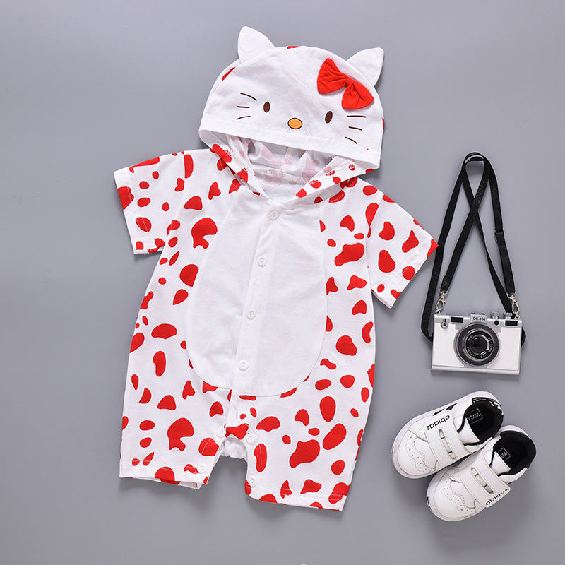 Summer baby romper for boys and girls